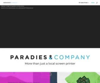 Paradiesandcompany.com(Paradies & Company) Screenshot