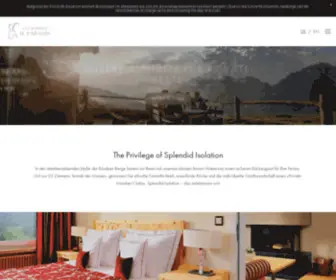 Paradieshotel.ch(Hotel Paradies) Screenshot