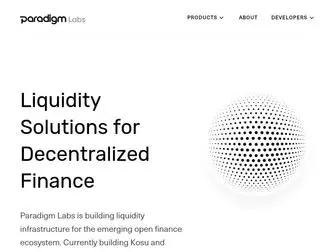 Paradigm.market(Paradigm Labs) Screenshot