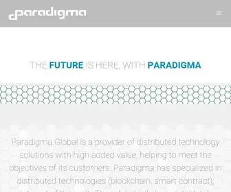 Paradigma.global(Financial technology and business development solutions for the betterment of the world) Screenshot