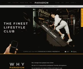 Paradigmfitnessindonesia.com(Paradigm Fitness) Screenshot