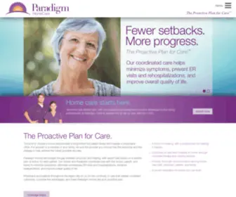 Paradigmhomecare.com(Paradigm Homecare) Screenshot