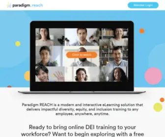 Paradigmreach.com(Paradigm Reach) Screenshot