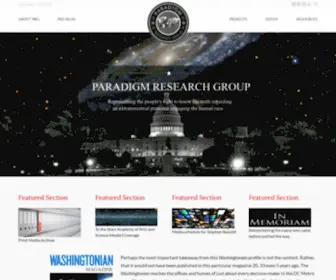 Paradigmresearchgroup.org(Paradigm Research Group) Screenshot