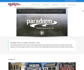 Paradigmwindows.com Screenshot