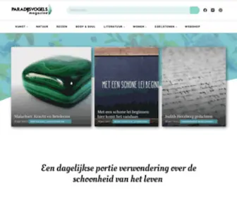 Paradijsvogelsmagazine.nl(Paradijsvogels Magazine) Screenshot