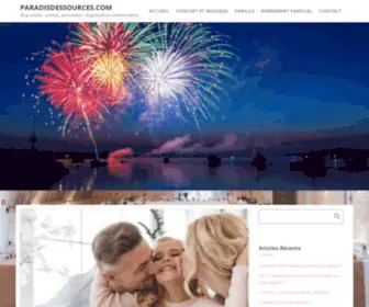Paradis-Des-Sources.com(Blog sorties) Screenshot