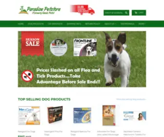 Paradise-Petstore.com(Paradise Petstore) Screenshot