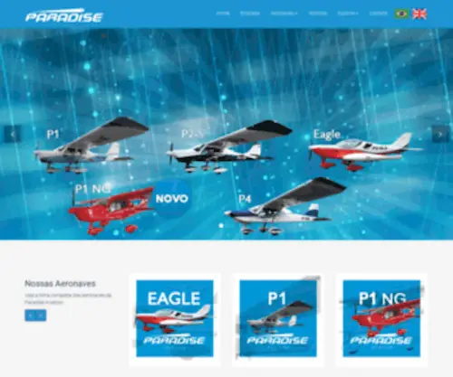 Paradise-Ultraleve.com(Paradise Aviation) Screenshot