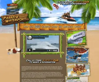 Paradise-Watersports.com(Paradise Watersports) Screenshot