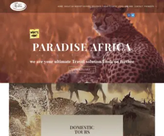 Paradiseafricaexpeditions.com(Paradise Africa Expeditions) Screenshot