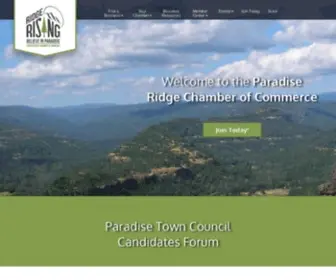 Paradisechamber.com(Paradise Ridge Chamber of Commerce) Screenshot