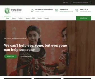 Paradisecharity.org(Paradise Charity) Screenshot