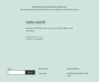 Paradisecleaningmaids.com(Best House Cleaning Services) Screenshot
