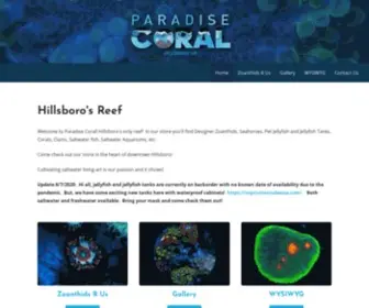 Paradisecoral.com(Paradise Coral) Screenshot