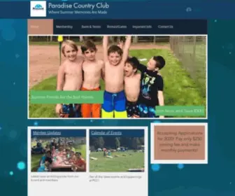 Paradisecountryclub.com(Paradise Country Club) Screenshot