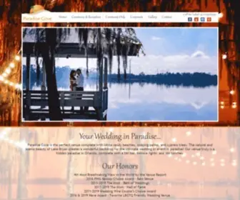 Paradisecoveorlando.com(Orlando Wedding Venue) Screenshot