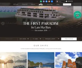 Paradisecruises.vn(Du thuyền Paradise đem tới cho du khách nhiều trải nghiệm đa dạng) Screenshot