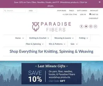 Paradisefibers.com(Paradise Fibers) Screenshot