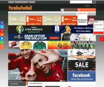 Paradisefootball.net(Paradisefootball) Screenshot