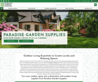 Paradisegardensupplies.com(Outdoor Living Essentials to Create Outdoor Escapes) Screenshot