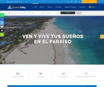 Paradiseholidaylt.com(Agencia Venta y Alquiler Inmobiliaria Las Terrenas República Dominicana) Screenshot