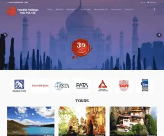 Paradiseholidays.com(Paradise holidays) Screenshot