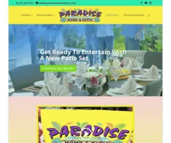 Paradisehomeandpatio.com(Paradise Home & Patio) Screenshot