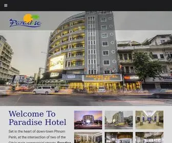 Paradisehotel.com.kh(Paradise Hotel) Screenshot