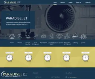 Paradisejet.aero(Paradise Jet) Screenshot