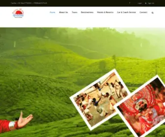 Paradisekerala.com(Ebenezer Holidays Pvt Ltd) Screenshot