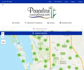 Paradiseluxurygroup.com(The Paradise Luxury Group) Screenshot