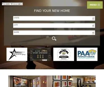 Paradisemanagement.net(Paradise Management) Screenshot