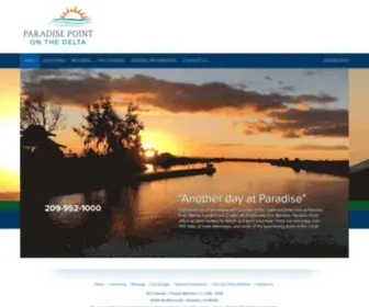 Paradisemarina.com(California Delta houseboat rentals) Screenshot