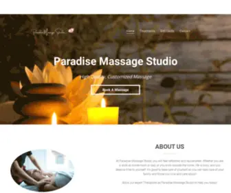 Paradisemassagestudio.com(Paradise Massage Studio) Screenshot