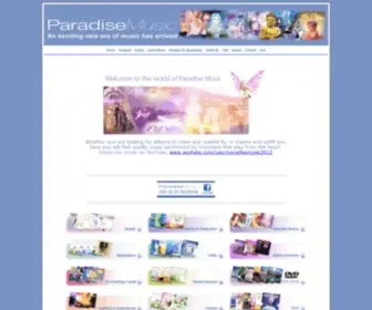 Paradisemusic.us.com(An exciting new era of music has arrived) Screenshot