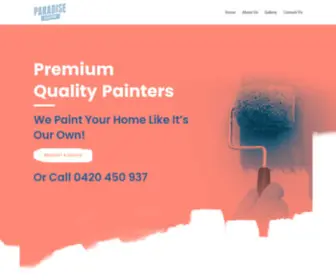 Paradisepainters.com.au(Premium Quality Painters Gold Coast) Screenshot