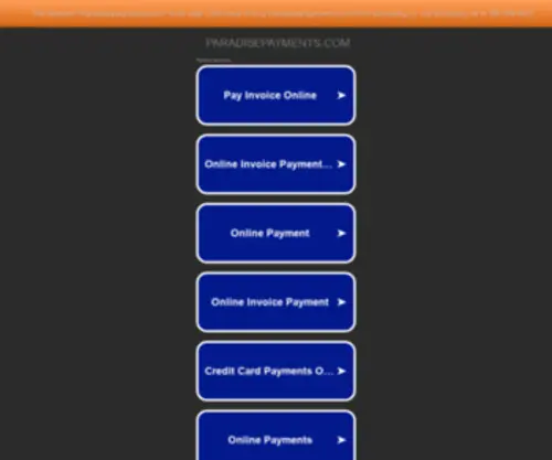 Paradisepayments.com(Paradise Payments) Screenshot