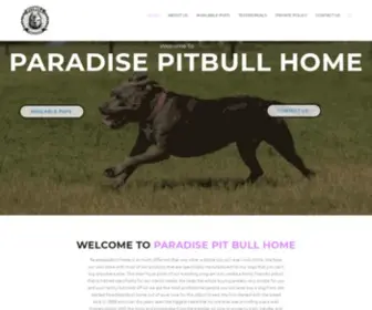 Paradisepitbullhome.com(paradisepitbullhome) Screenshot