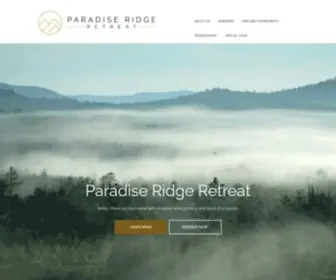 Paradiseridgeretreat.com(Luxury vacation rental in Bethel) Screenshot