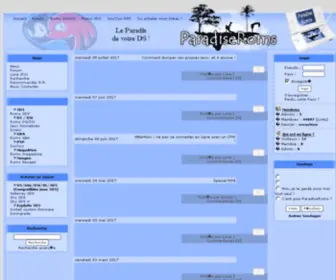 Paradiseroms.net(Le paradis de votre DS) Screenshot