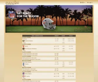 Paradisesb.com(Dashboard) Screenshot