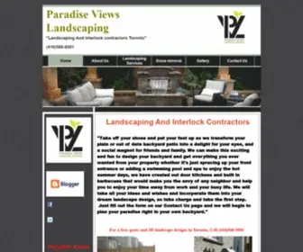 Paradiseviewslandscaping.com(Landscaping And Interlock Contractors Toronto Landscaping And Interlock Contractors Toronto) Screenshot