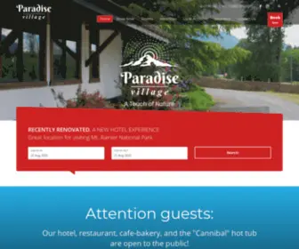 Paradisevillagelodge.com(Paradise Village Hotel & Restaurant) Screenshot