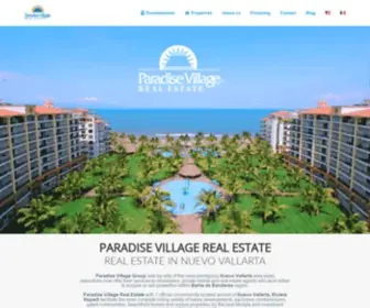 Paradisevillagerealestate.com(Real Estate) Screenshot