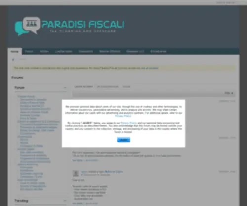 Paradisi-Fiscali.com(Paradisi Fiscali) Screenshot