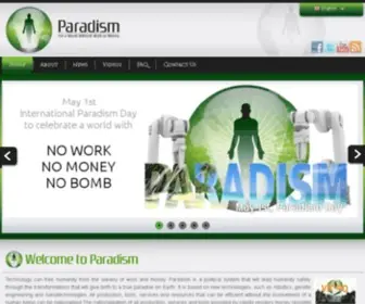 Paradism.org(For a world without work or money) Screenshot
