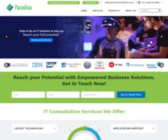 Paradisosoftware.com(Paradiso Software) Screenshot