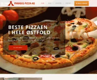 Paradispizzaas.no(Paradis Pizza AS) Screenshot