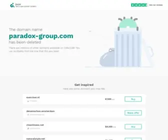 Paradox-Group.com(Deleted) Screenshot